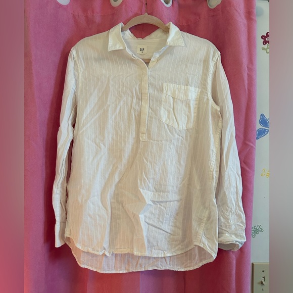 Gap Half-Button Blouse - Picture 1 of 4